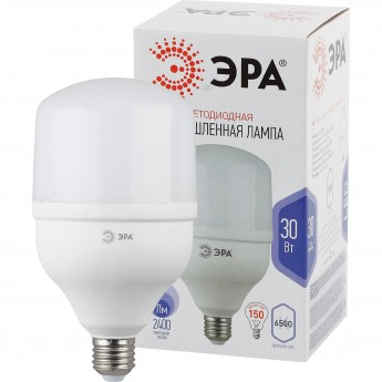 Лампа светодиодная ЭРА STD LED POWER T100-30W-6500-E27 E27 / Е27 30 Вт колокол холoдный дневной свет