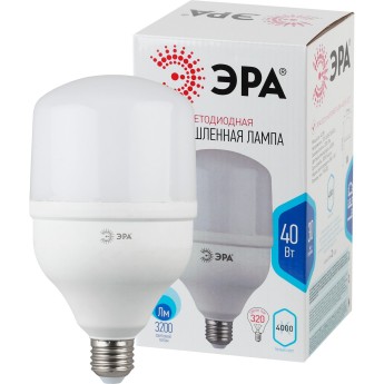 Лампа светодиодная ЭРА STD LED POWER T120-40W-4000-E27 E27 / Е27 40 Вт колокол нейтральный белый свет