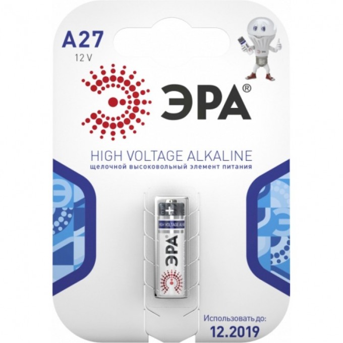 Батарейка ЭРА A27-1BL SUPER ALKALINE (40/160/19200) C0038442