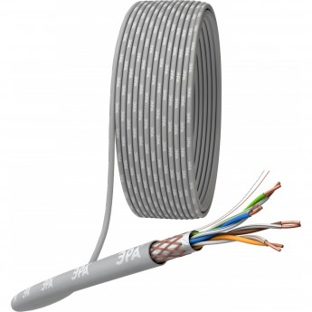 Кабель витая пара ЭРА SF/UTP CAT5E 4x2x24 AWG CU PVC 305 м