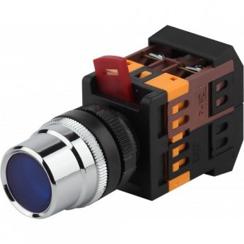 Кнопка ЭРА ABLF-22 син. D22мм неон/240В1з+1р BBT10-ABLF-K07E Б0045651
