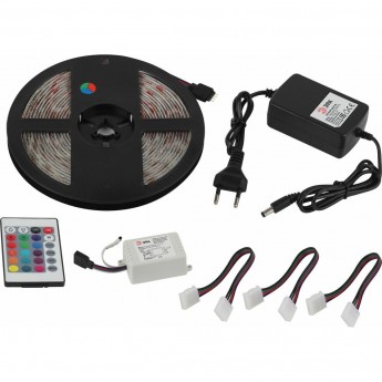 Комплект светодиодной ленты ЭРА Б0043070 5050kit-14.4-60-12-IP65-RGB разноцветный 5м