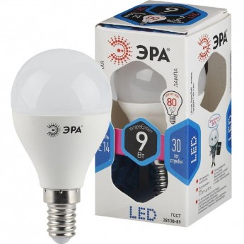 Лампа светодиодная ЭРА Б0029042 P45-9w-840-E14 шар 720лм