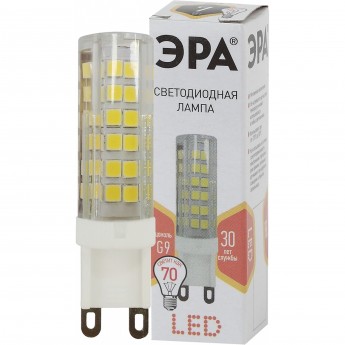 Лампа светодиодная ЭРА JCD-7W-220V-CORN CERAMICS-827-G9 560лм Б0027865