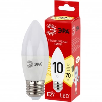Лампа светодиодная ЭРА LINE LED B35-10W-827-E27 R B35 10Вт свеча E27 тепл. бел. Б0052377 Лампа светодиодная ЭРА LINE LED B35-10W-827-E27 R B35 10Вт свеча E27 тепл. бел. Б0052377