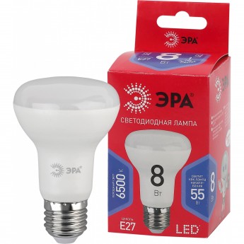 Лампа светодиодная ЭРА R63-8W-865-E27 R диод рефлектор 8Вт холодн. E27 Б0045336