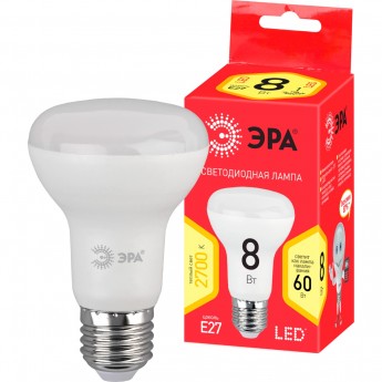 Лампа светодиодная ЭРА RED LINE LED R63-8W-827-E27 R R63 8Вт рефлектор E27 тепл. бел. Б0050701