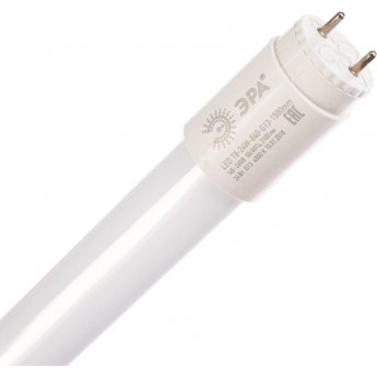 Лампа светодиодная ЭРА STD LED T8-24W-840-G13-1500mm G13 поворотный 24Вт трубка стекло нейтральный белый свет