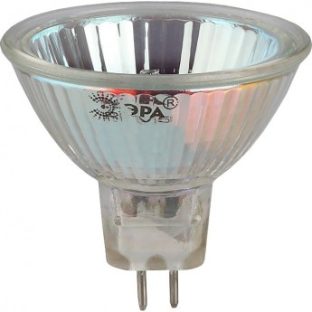 Лампочка галогенная ЭРА GU5.3-JCDR MR16-50W-230V-CL GU5.3 50Вт софит теплый белый свет