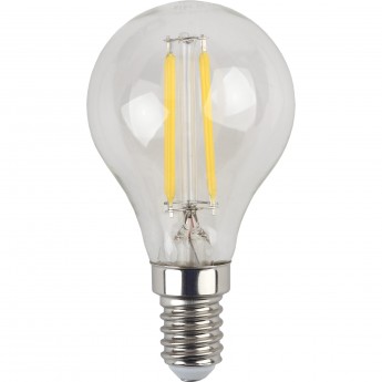 Лампочка светодиодная ЭРА F-LED P45-11W-840-E14 Е14 / Е14 11Вт филамент шар нейтральный белый свет