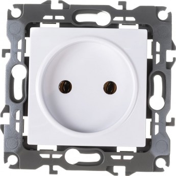 Розетка ЭРА 12-2105-01 2P 16A-250В IP20 ЭРА 12 белый Розетка ЭРА 12-2105-01 2P 16A-250В IP20 ЭРА 12 белый