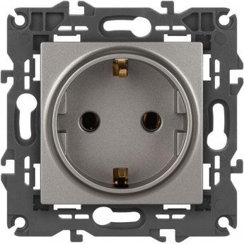 Розетка ЭРА ELEGANCE Б0065802 14-2101-16 2P+E Schuko 16А-250В титан Розетка ЭРА ELEGANCE Б0065802 14-2101-16 2P+E Schuko 16А-250В титан