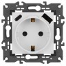 Розетка ЭРА ELEGANCE Б0067736 14-4108-01 2P+E 16A-250В со шторками с USB type-A+C 5В-3А белый B0067736