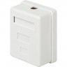 Розетка компьютерная ЭРА RJ-45, категория 5e, неэкранированная, 1-порт B0056900