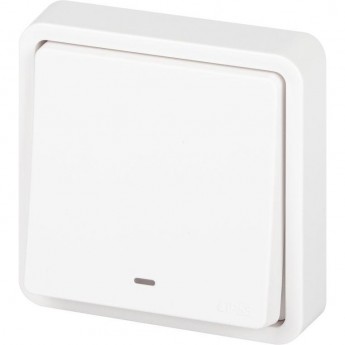 Выключатель ЭРА ЭКСПЕРТ 11-1522-01 с подсветкой IP55 10АХ-250В СУ белый